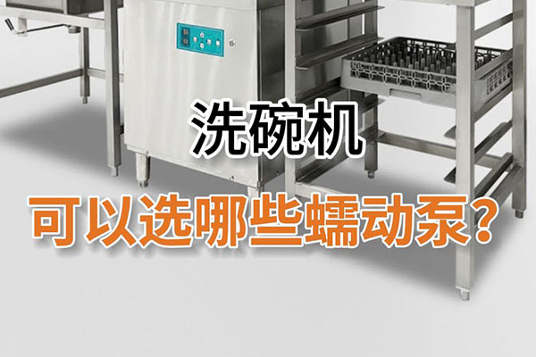 洗碗機可以選用哪些型號的蠕動泵?